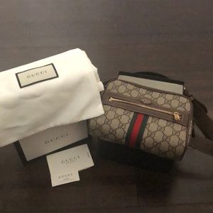 Gucci Ophidia GG Supreme Belt Bag size 85